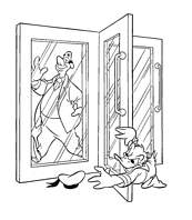 coloriage donald perds sa casquette